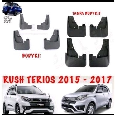 Mud Guard / Karpet Lumpur Rush Terios 2015 2016 2017