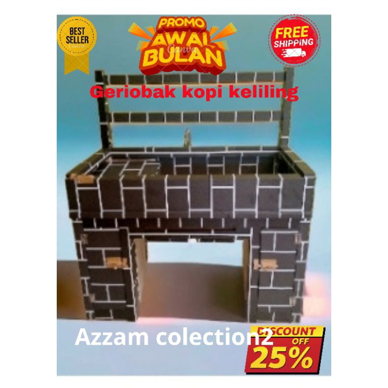 gerobak motor kopi keliling kekinian serba guna/starling