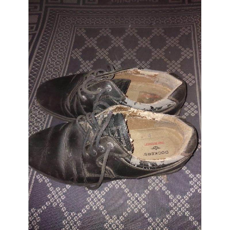 Promo Sepatu Kulit Hitam Formal Dockers Size 43