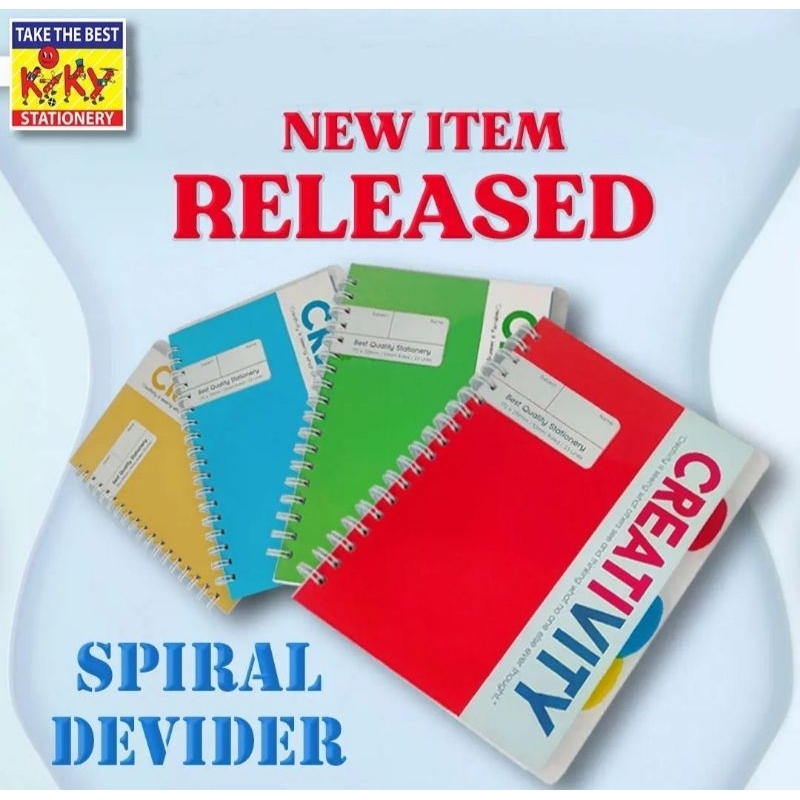 

Notebook Spiral Divider B5 KIKY BEST QUALITY (1 pcs)