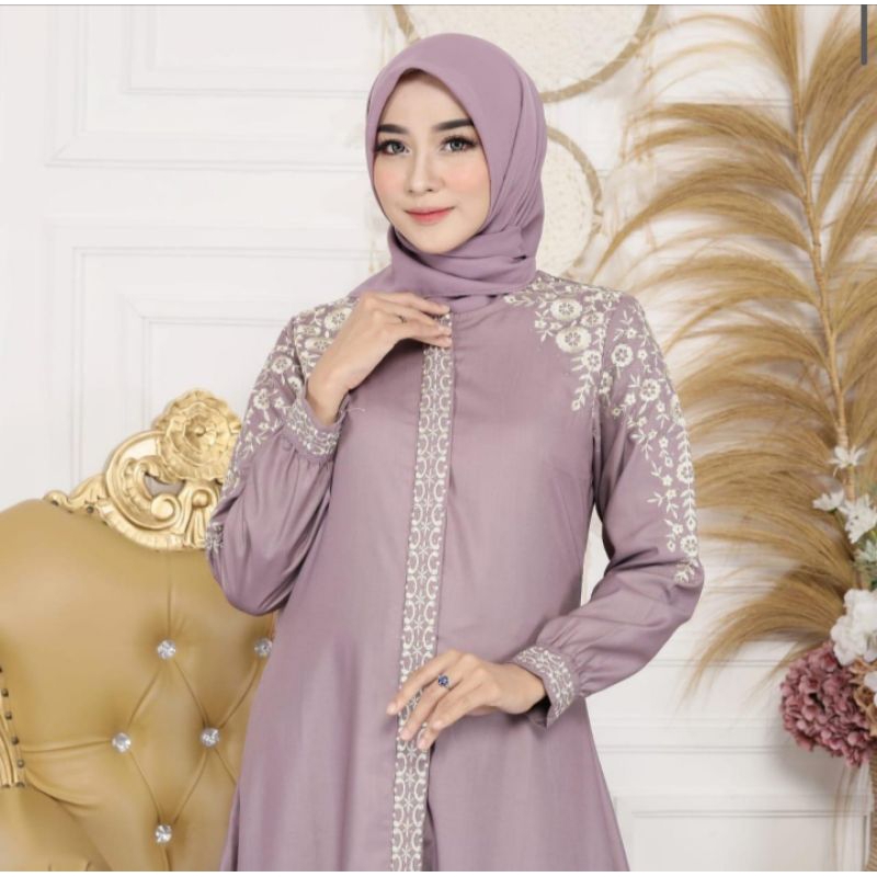 gamis madina bordir