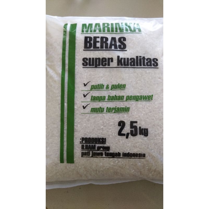 

Beras IR 64 MARINKA kemasan 2,5 kg