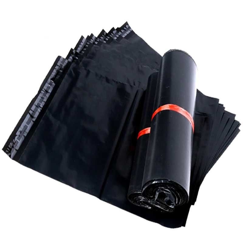 TaffPACK Kantong Plastik Packing Polybag Doff 60 Micron 100 PCS - G17 Hitam 28 x 42cm