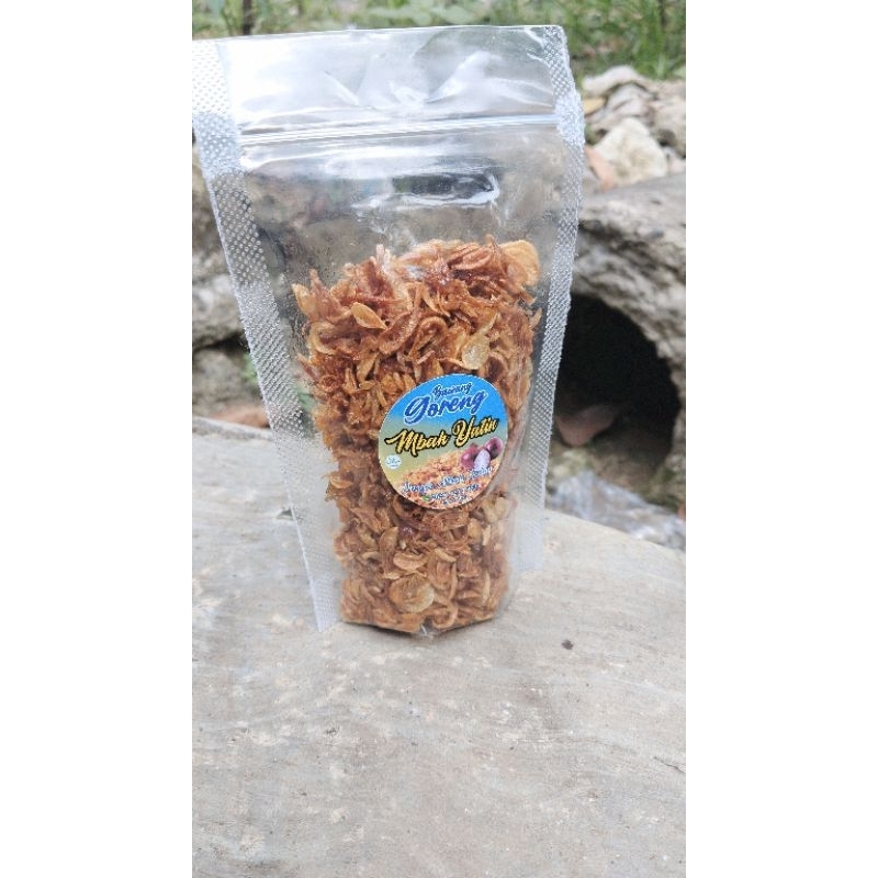 

Bawang goreng asli tanpa campuran