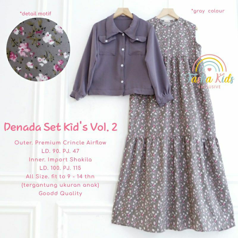 DENADA SET KIDS ORIGINAL BY FASHA