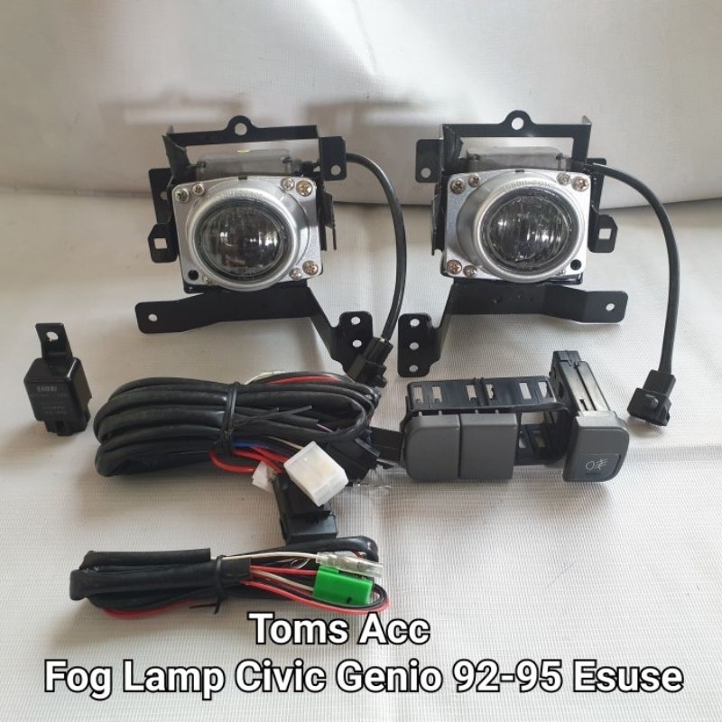 Fog Lamp Civic Genio 4D 1992 1995 Esuse Honda Lampu Kabut Foglamp