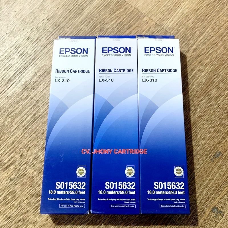 Epson Pita Dot Matrix Ribbon Cartridge LX310 LX-310 Original Asli Genuine