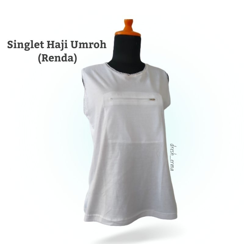 Kaos / Singlet Haji Umroh Ritsleting Wanita