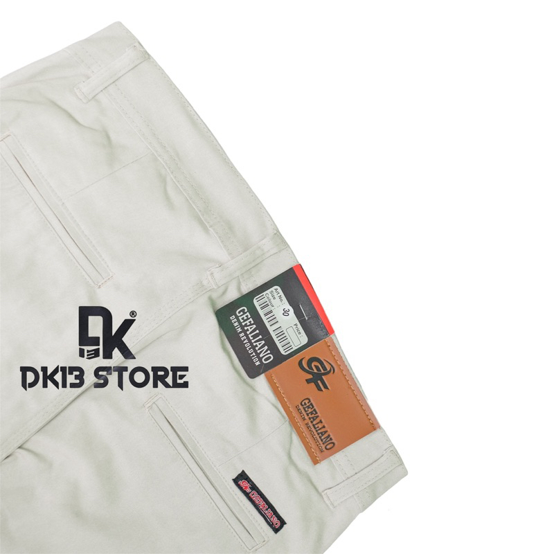 Celana Chino Panjang Pria Warna Cream Size 28-38 By DK13 STORE