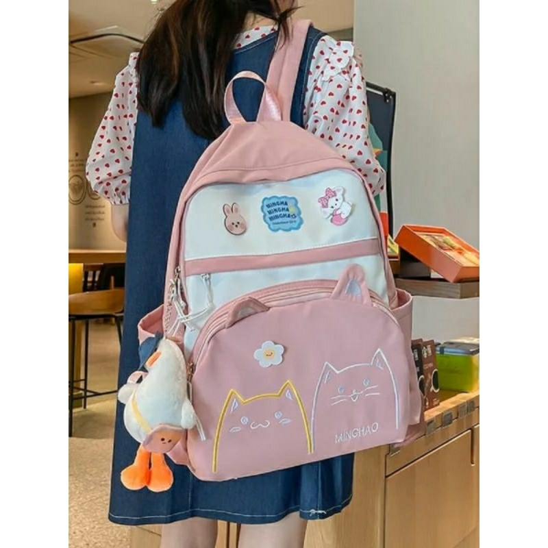 Arifirn Minghao - Premium Tas Ransel Sekolah Wanita