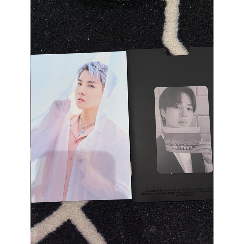 [READY STOCK]PC/PHOTOCARD JIMIN PROOF POSTCARD JHOPE PROOF