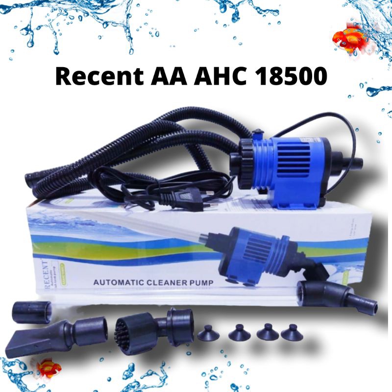 Pompa cleaner pump aquarium kolam  RECENT AA 18500