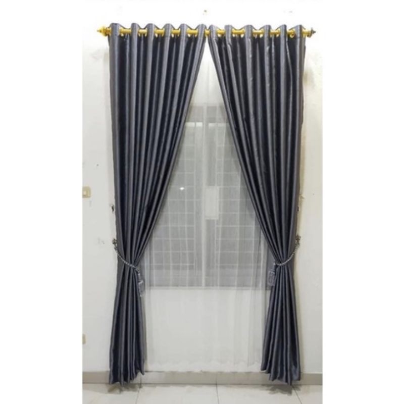N5 Gorden pintu mewah bagus  gorden jendela rumah tirai horden tebal dekorasi rumah