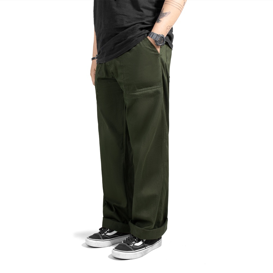 Roofwell - Micare Army | Celana Chino Fatigue | Workpants
