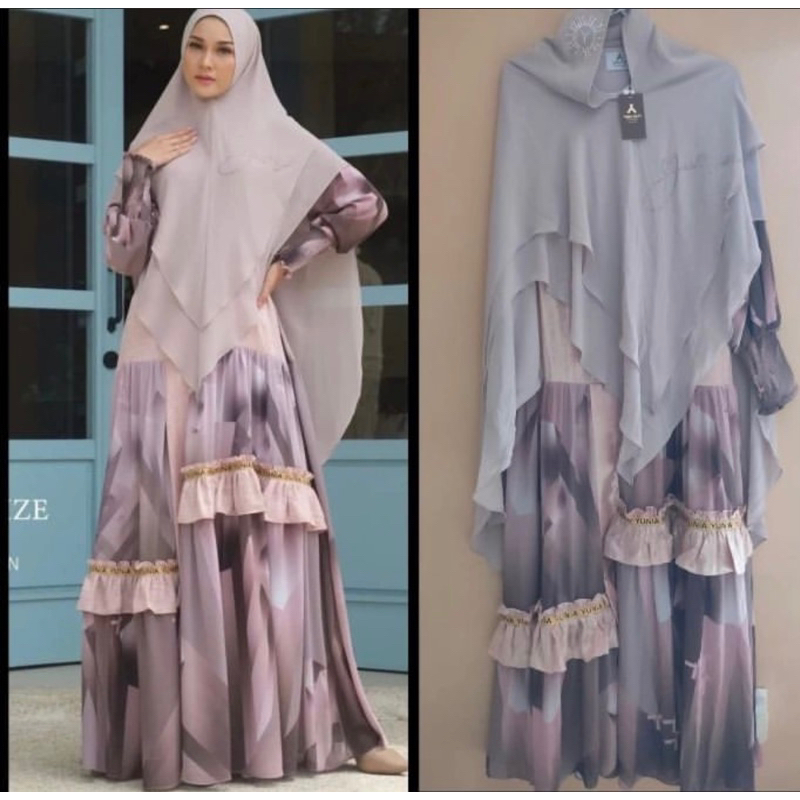 Sale Yunia syari/ yunia syari/new yunia syari/Yunia syar i/preloved yunia/yunia preloved/gamis yunia