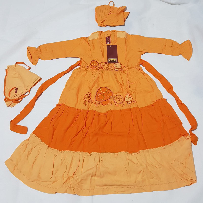 Sale Dannis 50% / Jubah dannis SIZE 5 / Gamis rayon / baju muslim anak perempuan / dannis diskon / b
