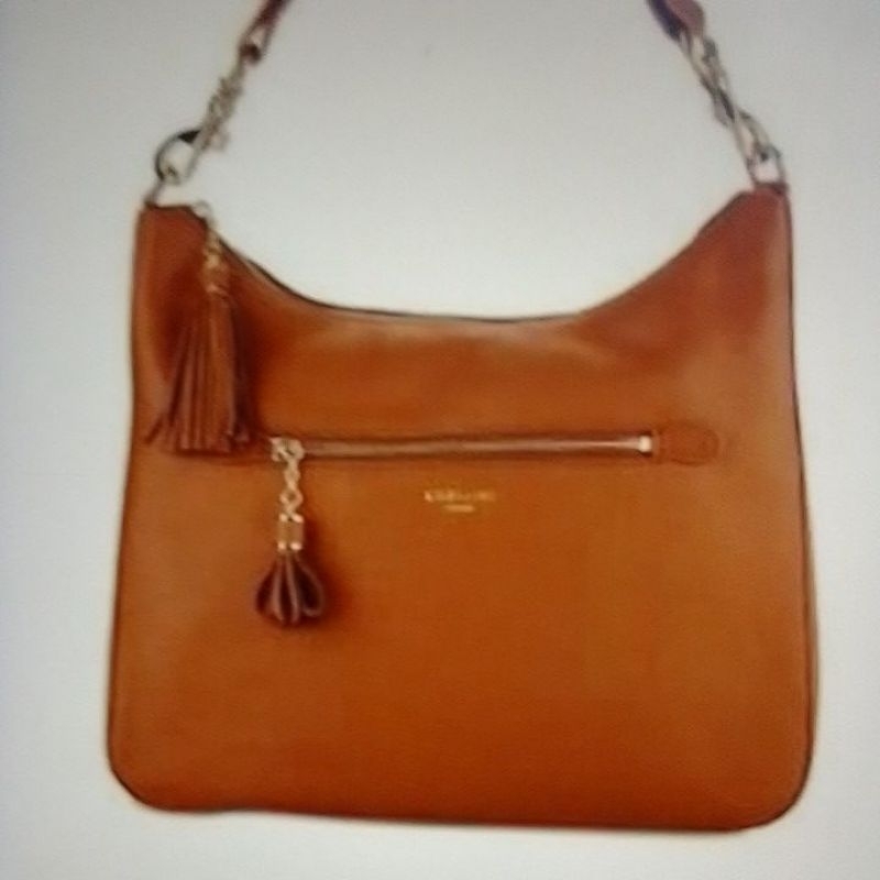 Gobelini shoulder bag brown kulit