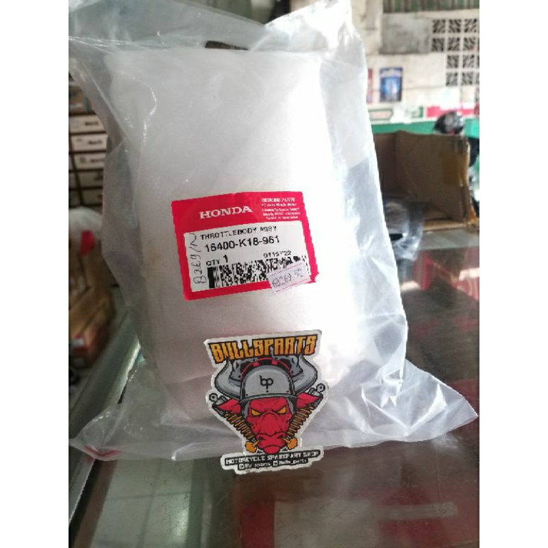 16400-K18-961 throttle trotle trotel body assy honda VERZA CB atau CB VERZA 16400K18961 ORI ASLI AHM