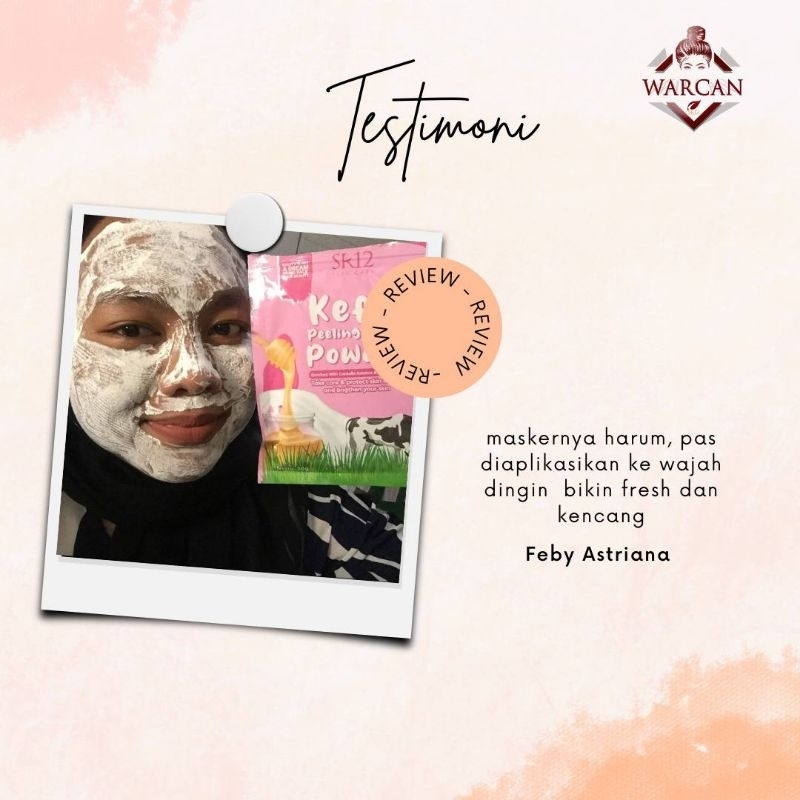 Kefir Peeling Mask Powder Untuk Semua Jenis Kulit