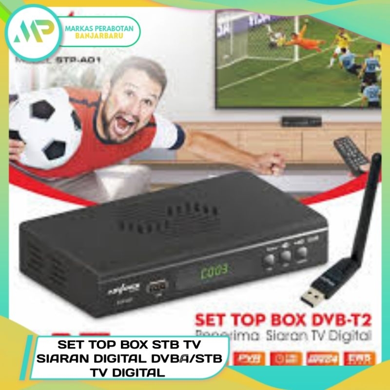 Set Top Box DVB - T2 ADVANCE/DColor Set Top Box/Siaran Tv digital /STB TV Digital