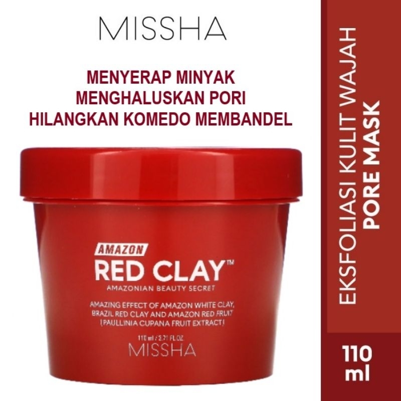 MISSHA Amazon Red Clay Pore Mask Preloved