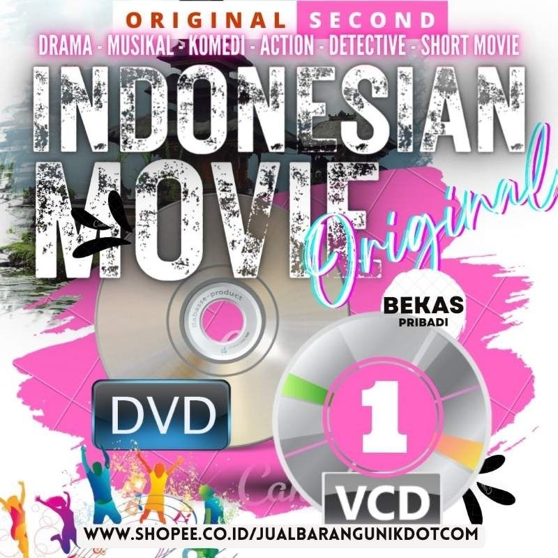 VCDkasetDVD Film INDONESIA ORIGINAL VOL 1 (Second)