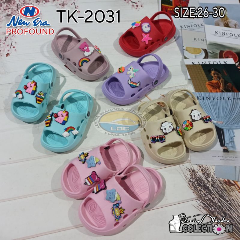 SANDAL SELOP KARET JIBBITZ LET ANAK NEW ERA2029(26-30)