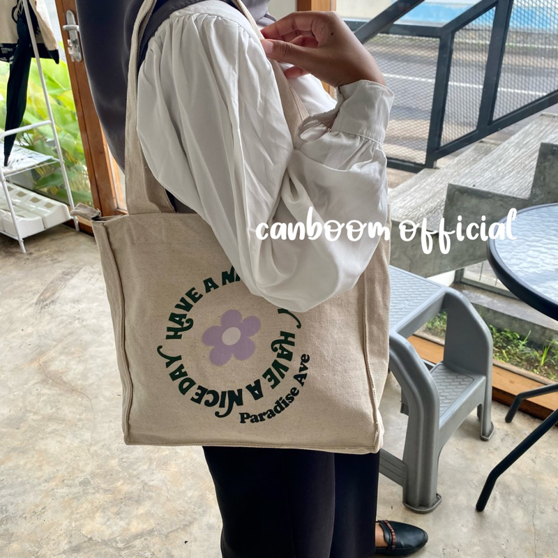 Totebag Kanvas TW Paradise Ave by canboom official