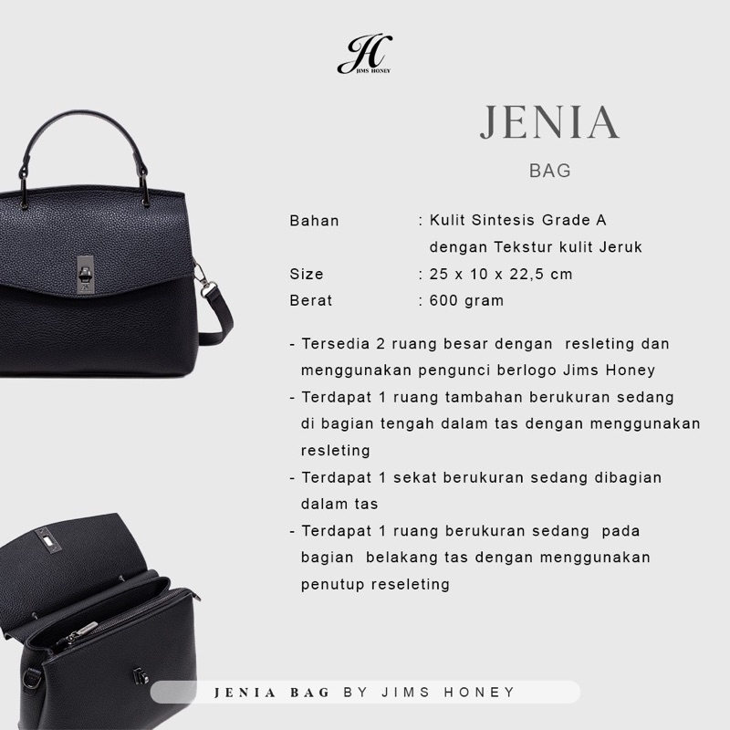 JENIA BAG JIMSHONEY TAS HANDBAG SELEMPANG