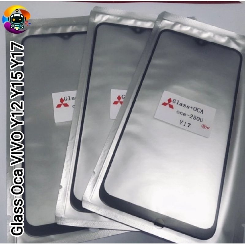 Glass OCA Kaca Lcd Vivo Y12 Y15 Y17