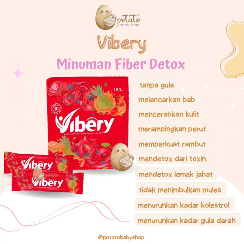 Vibery Detox Drinks - Minuman Fiber Detox