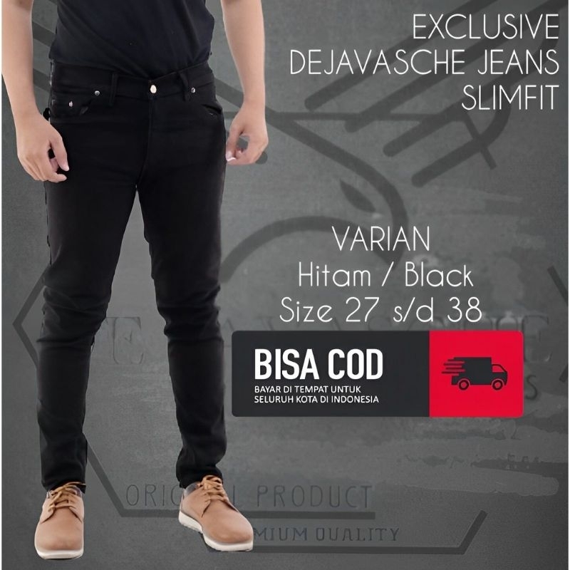 CELANA JEANS PRIA PANJANG PENSIL SLIMFIT DISTRO MELAR