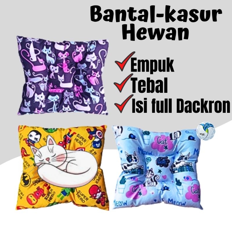 Kasur Bantal Alas tidur Kucing Anjing Ped Bed Bermotif Murah Shaestore15