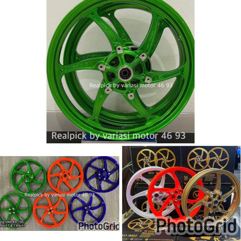velg vnd six start ninja 150r / ninja ss / ninja s velg vnd six start original vnd