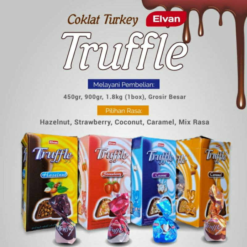 

Coklat Truffle Elvan Made In Turkey