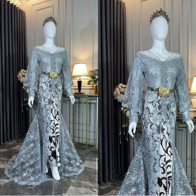 KEBAYA AKAD FULL PAYET BEREKOR MODERN//KEBAYA WEDDING MEWAH//BAJU PENGANTIN