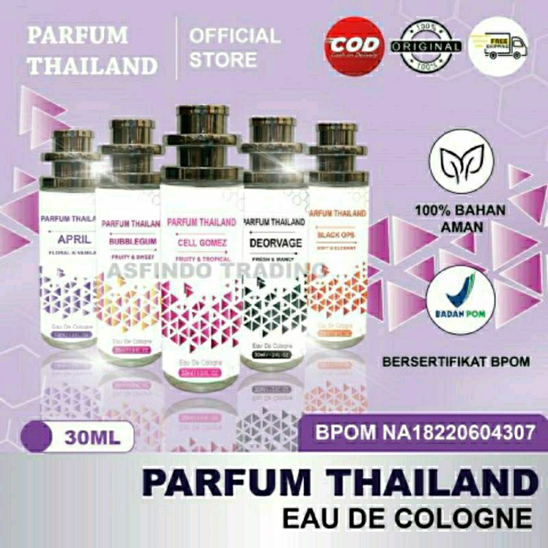 Parfum Badan Thailand SONIK SCENTS EDP 30 ml Aman BPOM