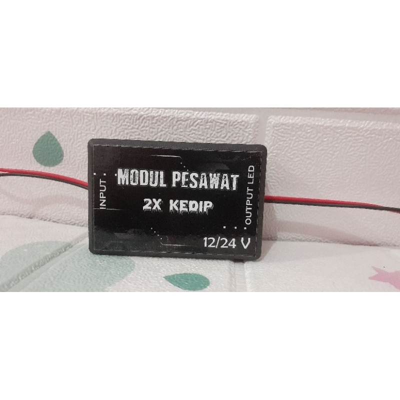 Modul Pesawat Kedip 2 Kali 12/24V Otomatis