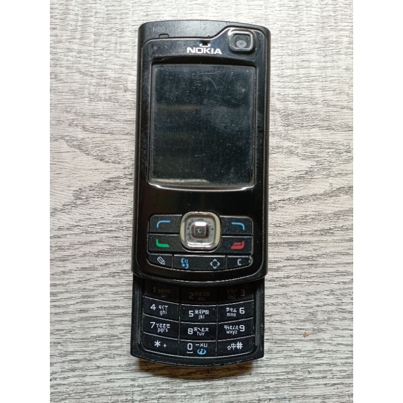 mesin nokia N80-1 RM 92 hidup LCD garis