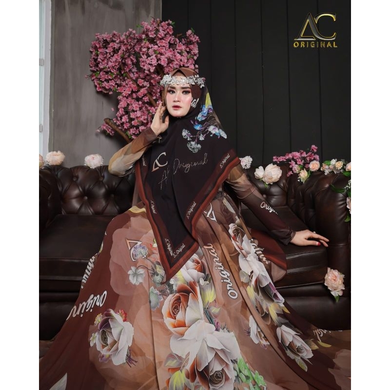 GAMIS SYARI MEWAH / HADIQAT SYARI BY AC ORIGINAL / GAMIS SYARI SUPER PREMIUM / GAMIS WANITA TERBARU