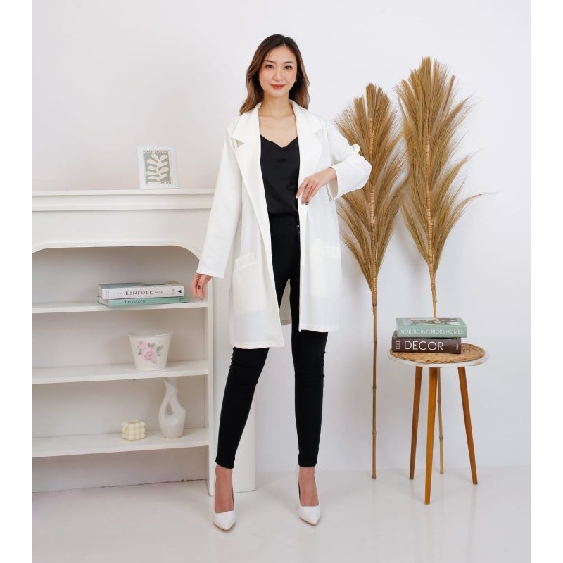 (NEW!!) BIGSIZE BLAZER LONG BLAZER JUMBO BLAZER ATASAN BIGSIZE BLAZER KOREA