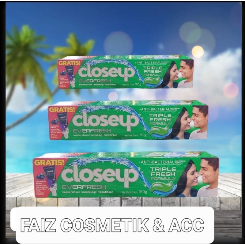 Close up Pasta Gigi Anti Bacterial / Closeup Ever Fresh Napas Segar 12jam