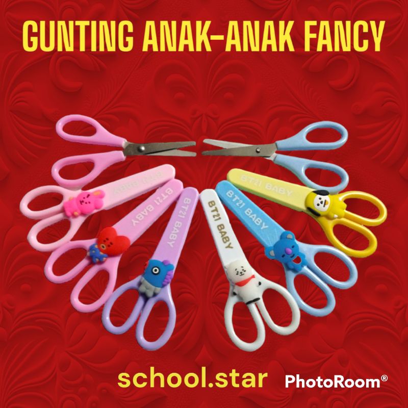 

GUNTING ANAK-ANAK UJUNG TIDAK TAJAM / GUNTING MOTIF FANCY