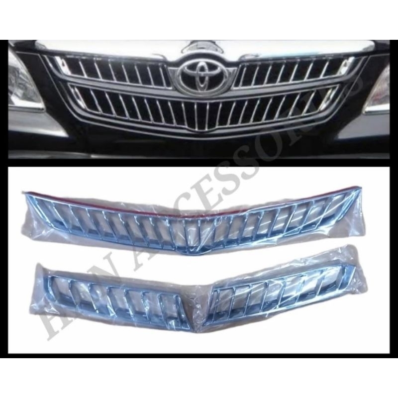 List Grill Depan Model Camry Chrome Avanza /Xenia Lama 2005-2011