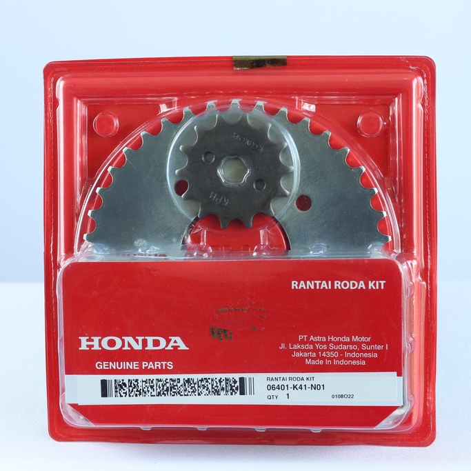 Gear set Honda Blade Fi / Supra X 125 Fi ,Honda Genuine Parts 06401K41N01