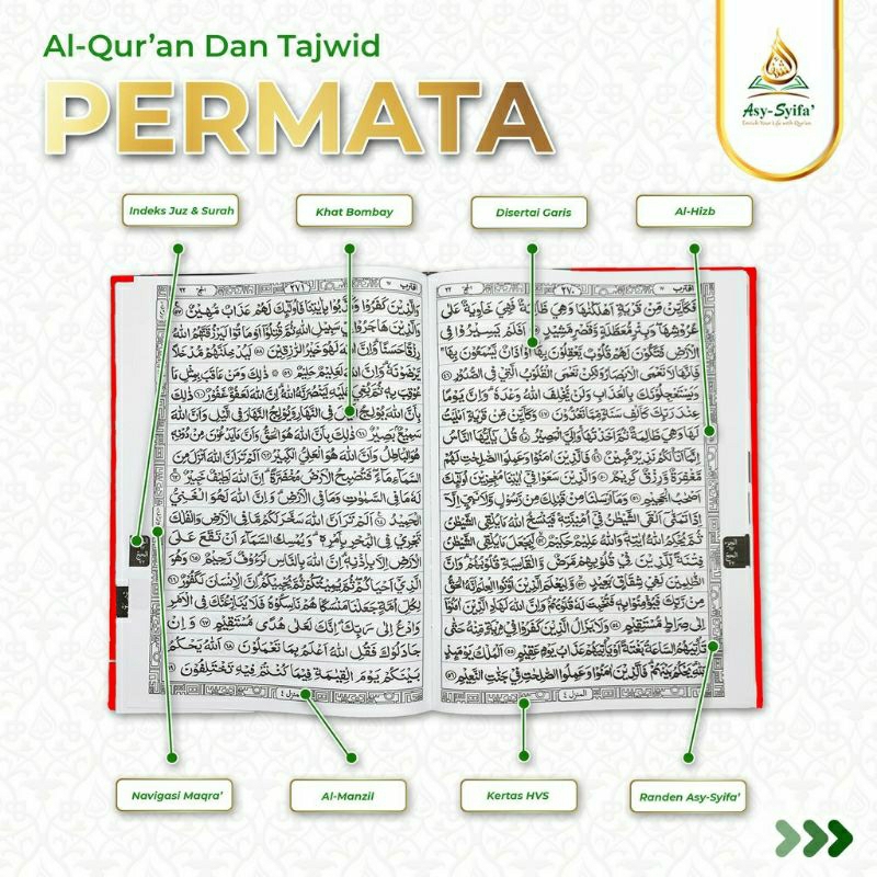 AL QURAN PERMATA UKURAN A4  BESAR