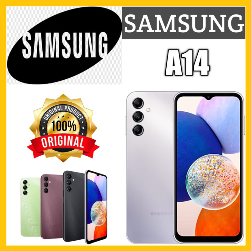 TERLARIS!! SAMSUNG A14 4G RAM 4/128 &amp; 6/128 GARANSI RESMI SAMSUNG INDONESIA