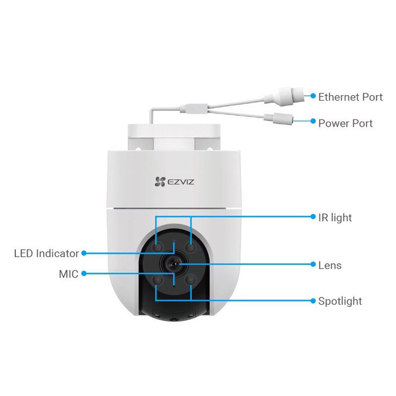 EZVIZ H8C 1080P Color Night Vision Pan &amp; Tilt Wifi Camera