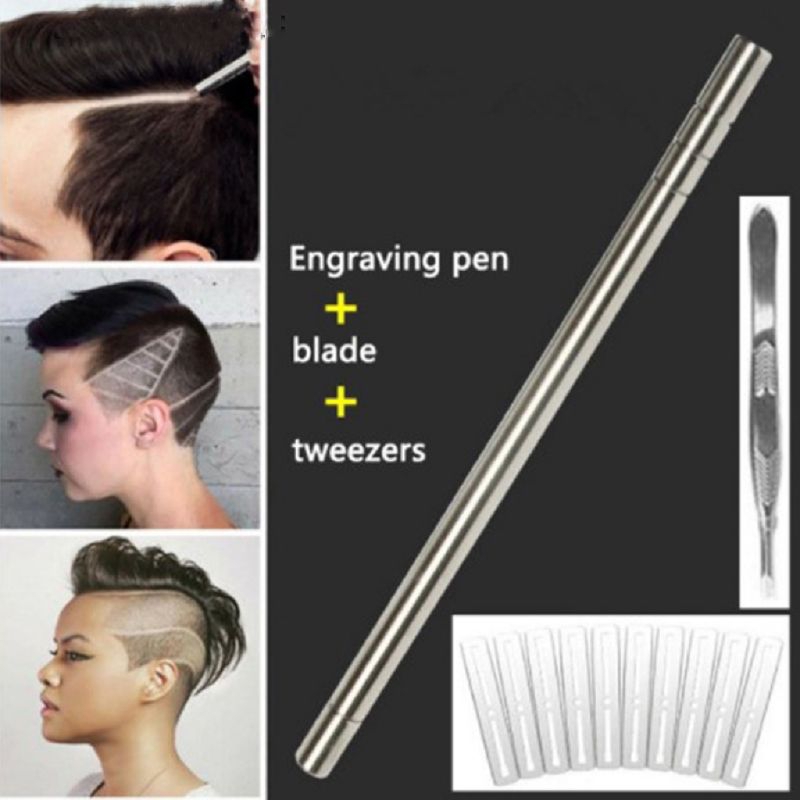 ALAT UKIR RAMBUT SENI TATO PENA CUKUR MENGAMBAR MENGUKIR PEN RAZOR PENGAMBAR