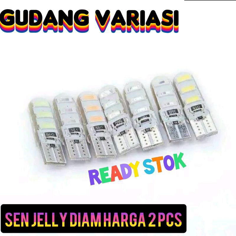 Lampu sen jelly diam long stay | Per set 2 pcs